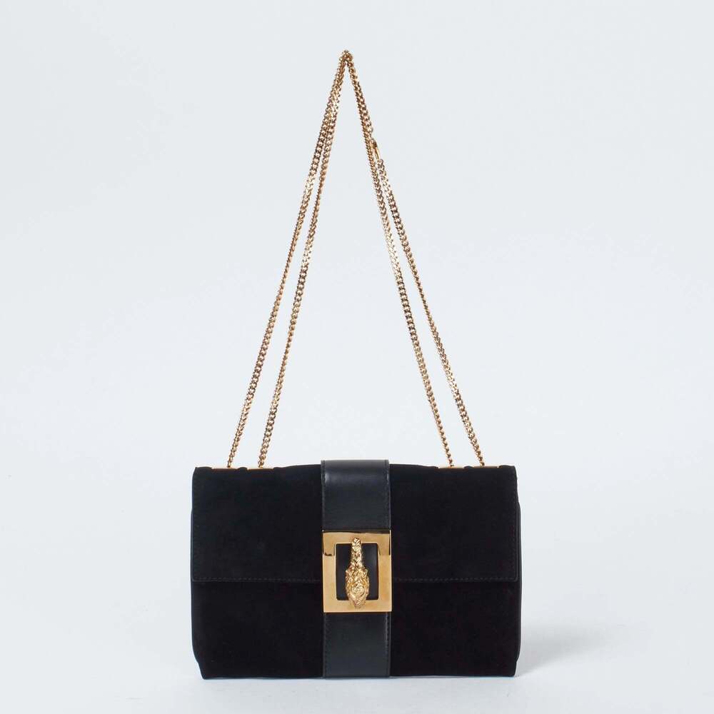 Tiger Head Gold Chain Shoulder Bag